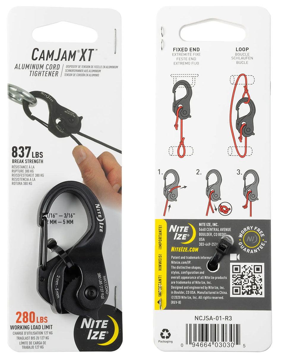 CamJam XT Aluminum Rope & Cord Tighteners