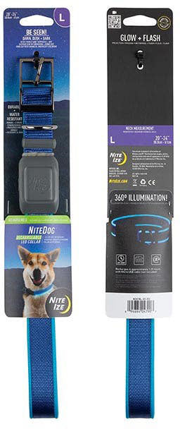 NiteDog Dog Light Collar - Large