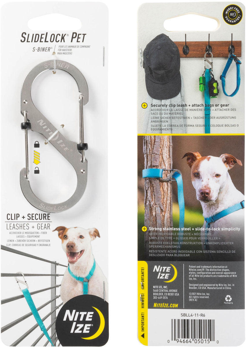 SlideLock Dog Leash Carabiner