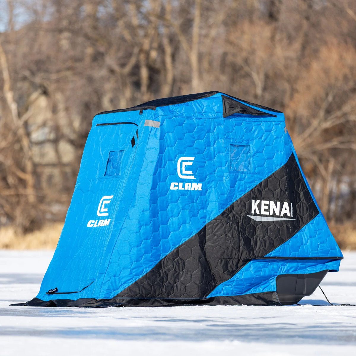 Kenai FishTrap Ice Fishing Sled Shelter - 1-Person