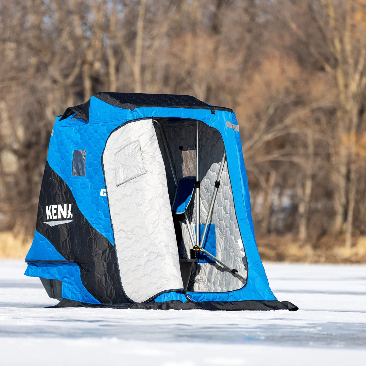 Kenai FishTrap Ice Fishing Sled Shelter - 1-Person