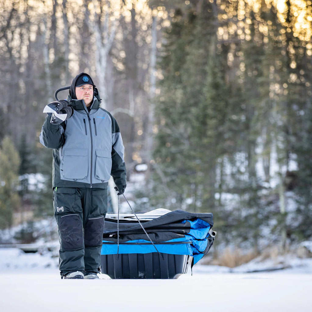 Kenai FishTrap Ice Fishing Sled Shelter - 1-Person