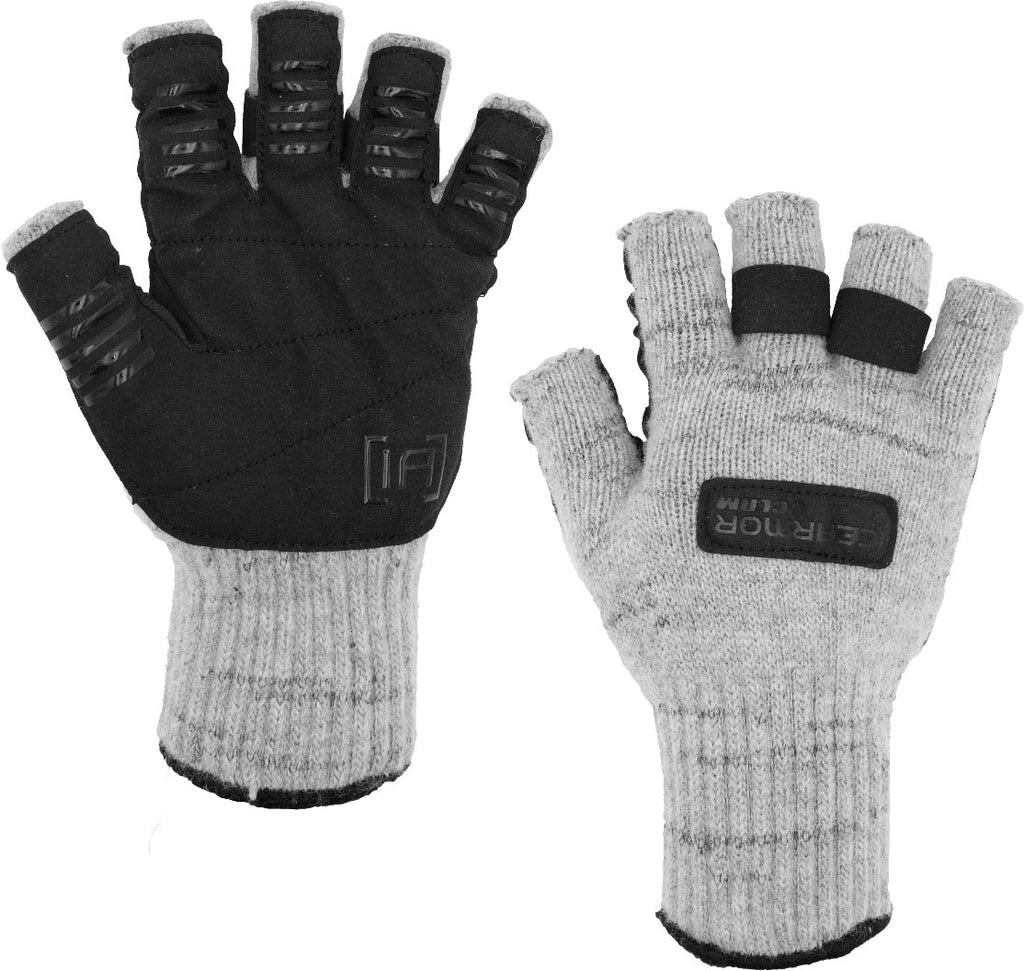 Wooly Fingerless Ice Fishing Gloves - Unisex