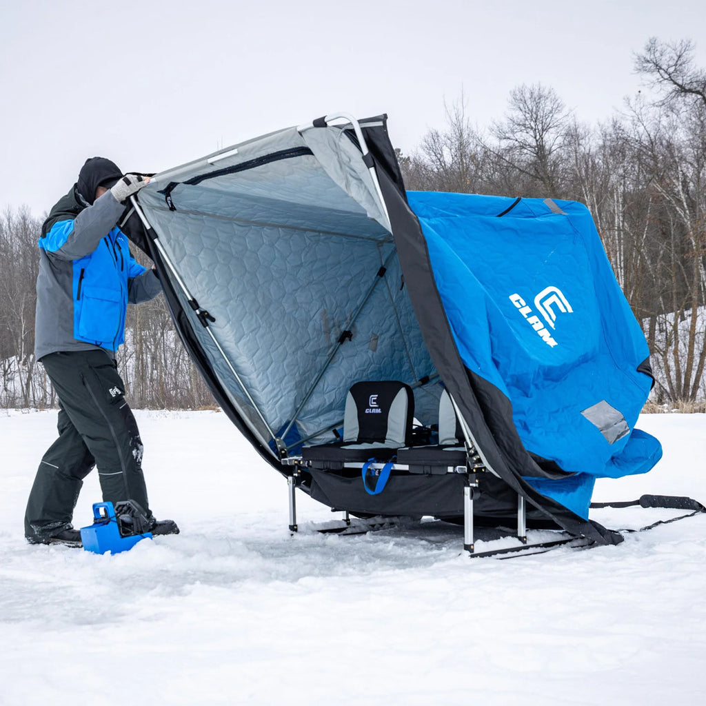 Pack Trap 2 Ice Fishing Sled Shelter - 2-Person