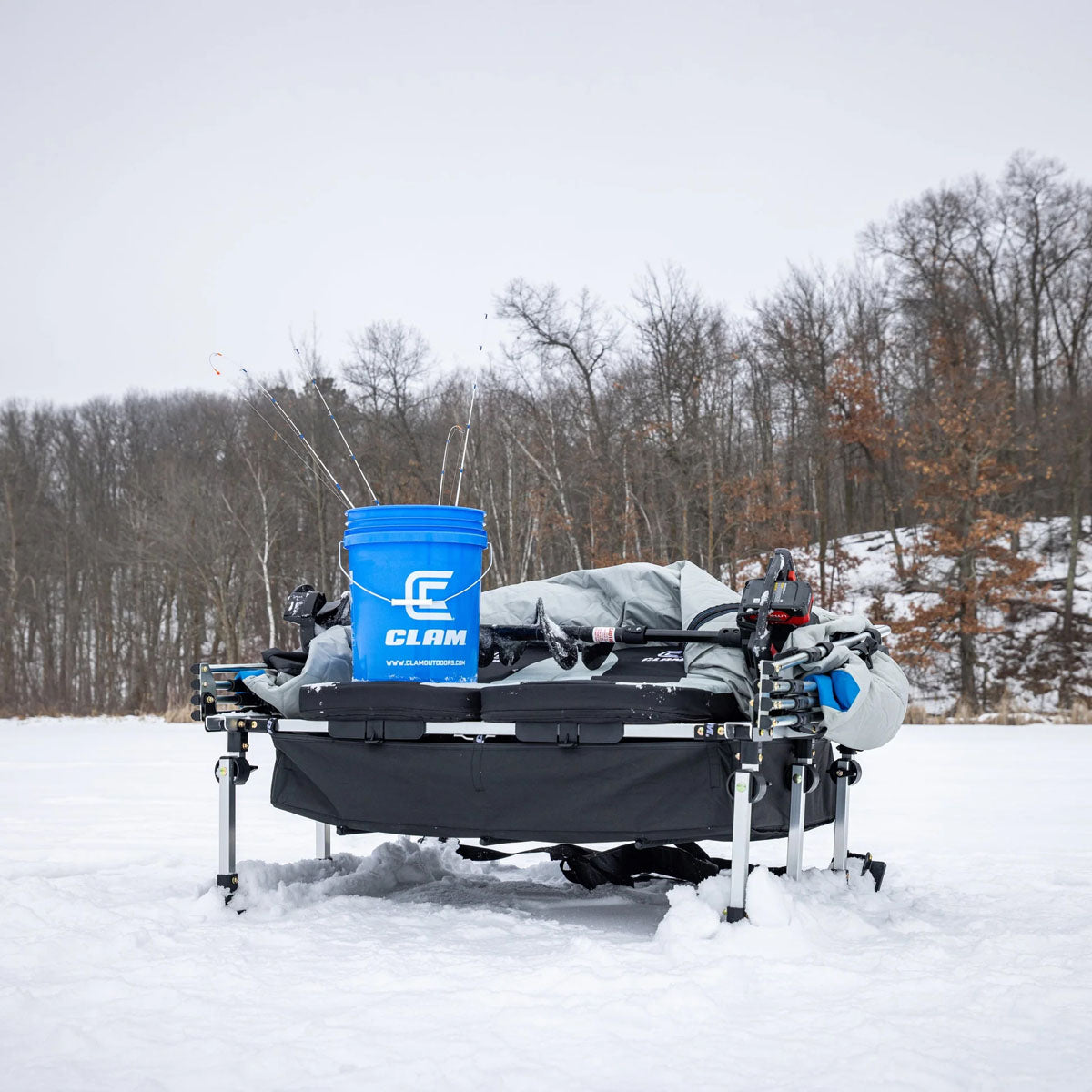 Pack Trap 2 Ice Fishing Sled Shelter - 2-Person