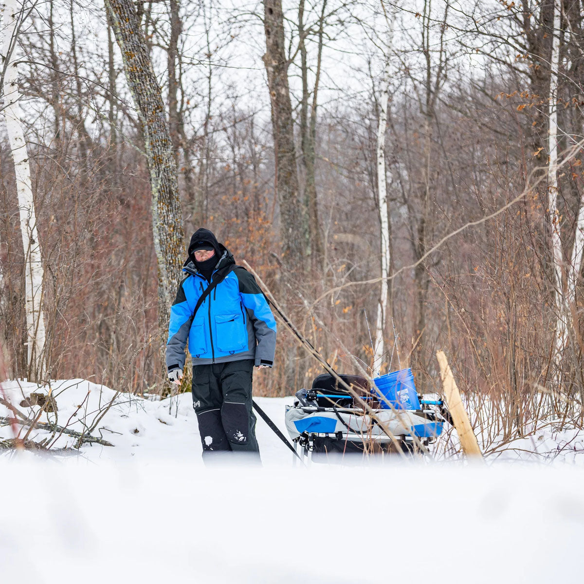 Pack Trap 1 Ice Fishing Sled Shelter - 1-Person