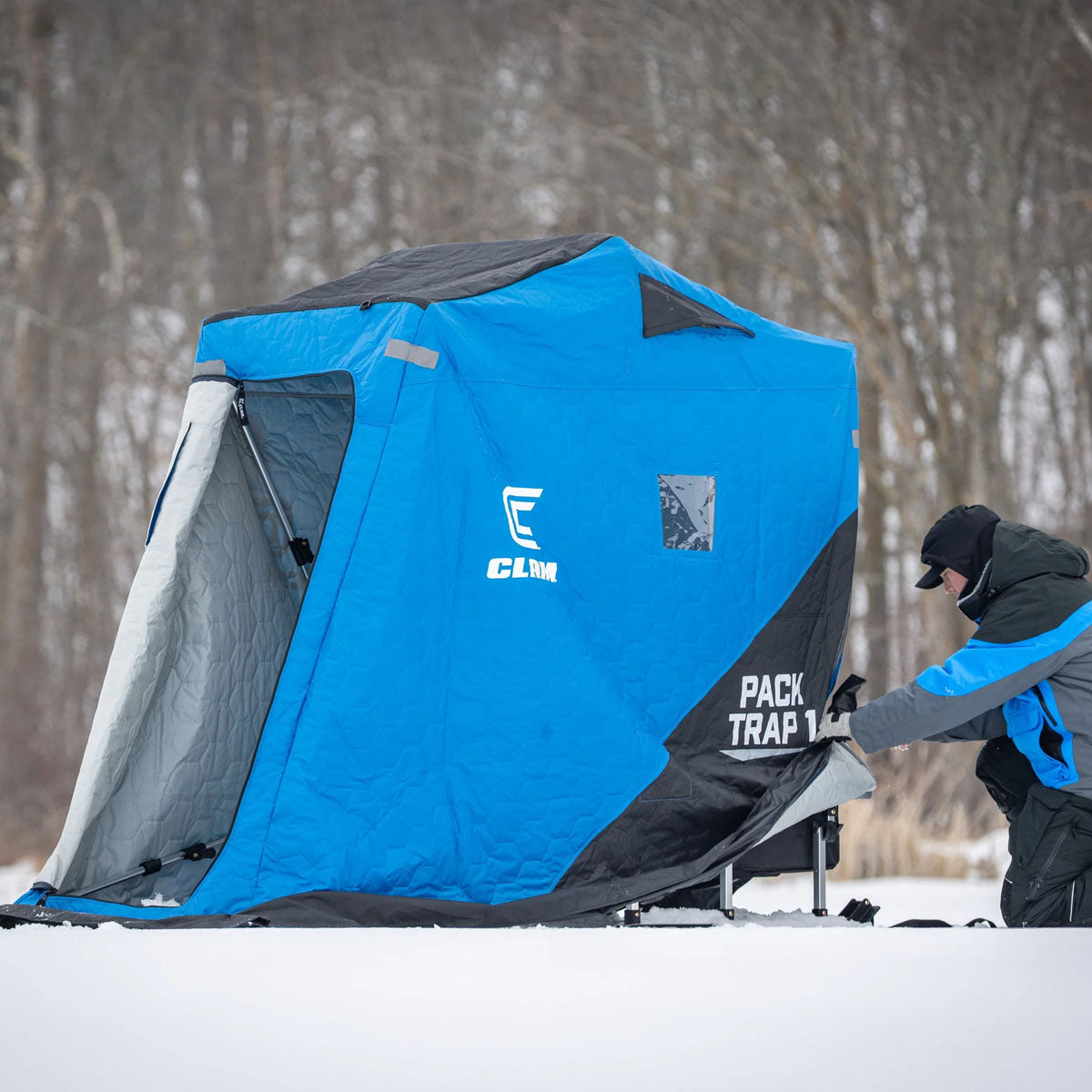 Pack Trap 1 Ice Fishing Sled Shelter - 1-Person