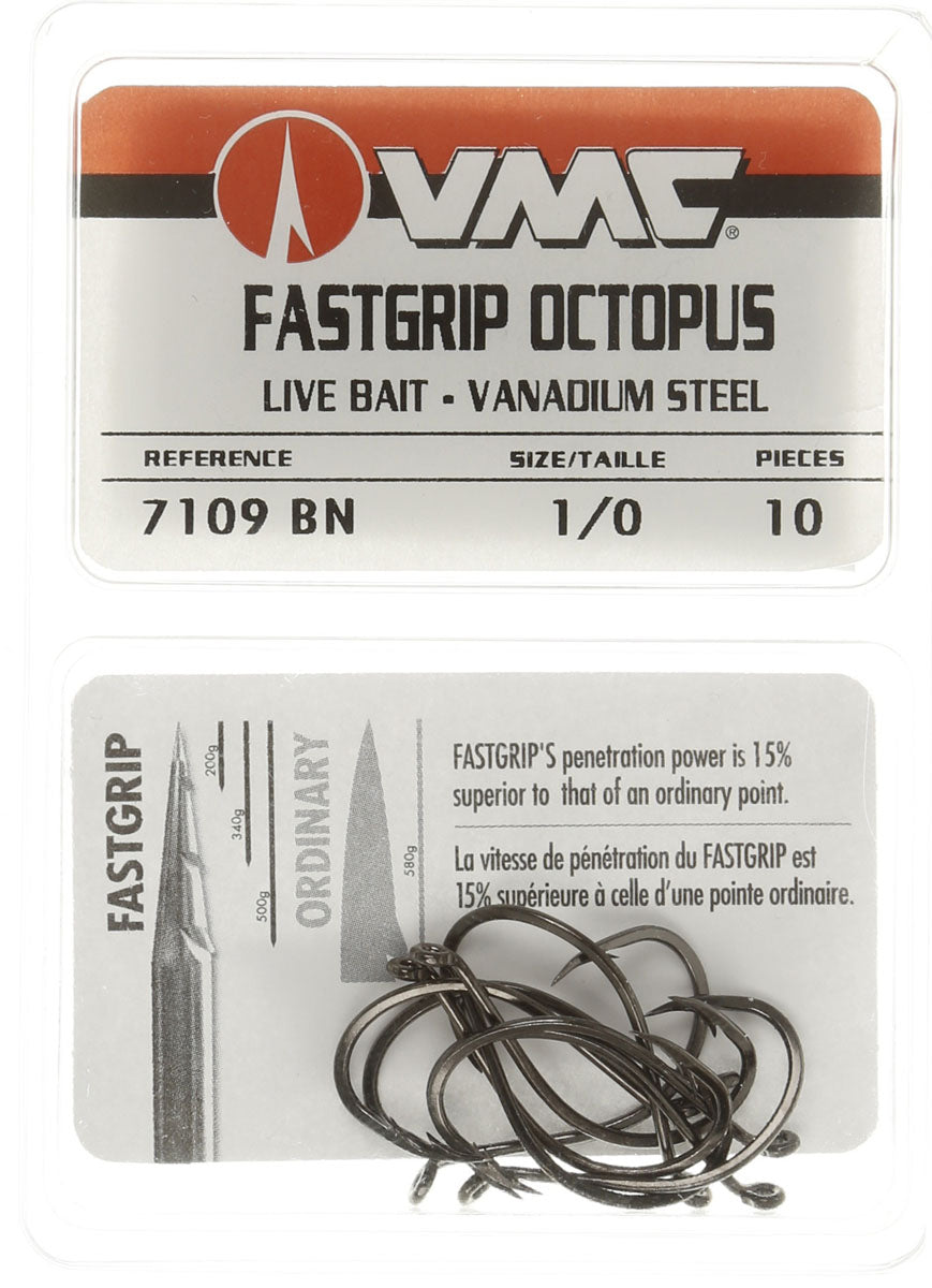 Fastgrip Octopus Basic Hook - 12/PK