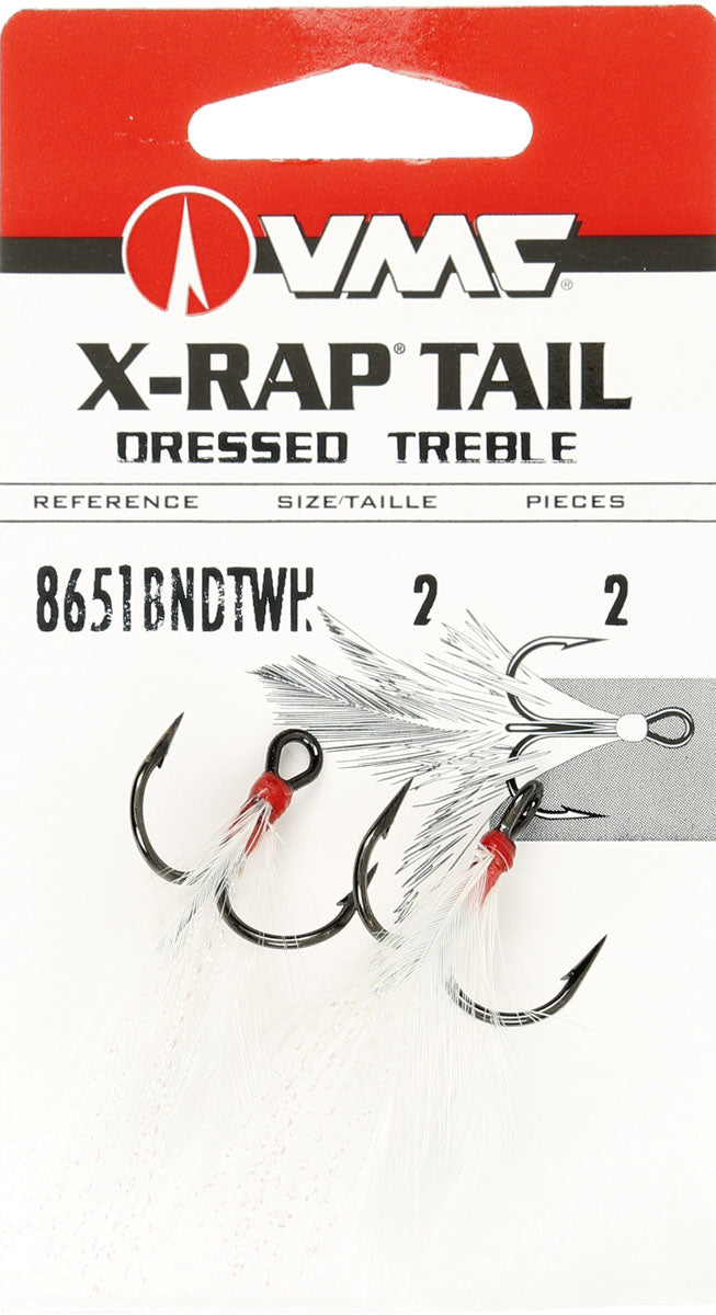 Dressed X-Rap Treble Hook - 2/PK