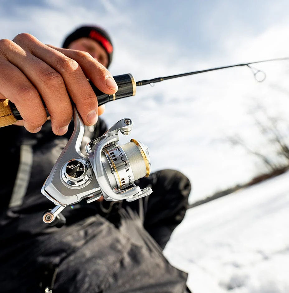 Capture Walleye Ice Fishing Rod and Reel Combo - 26 in.