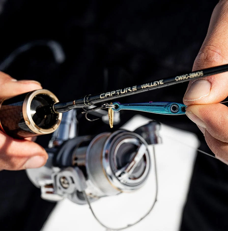 Capture Walleye Ice Fishing Rod and Reel Combo - 26 in.
