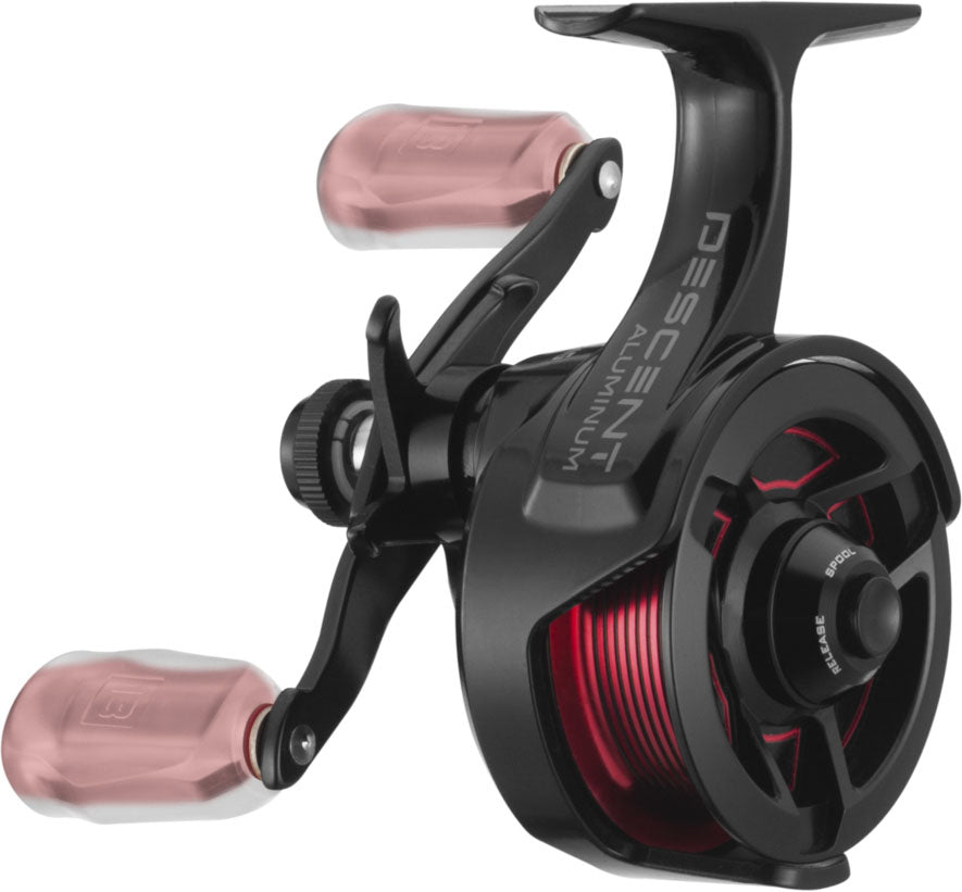 Descent Aluminium Left-Handed Ice Fishing Reel