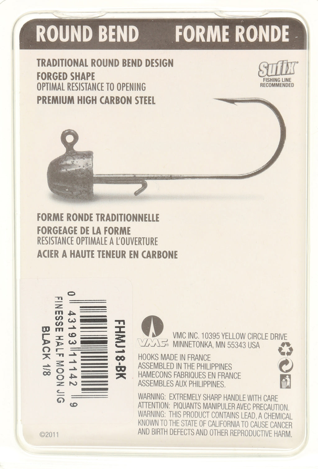 Finesse Half Moon 1/4 oz Jig Head