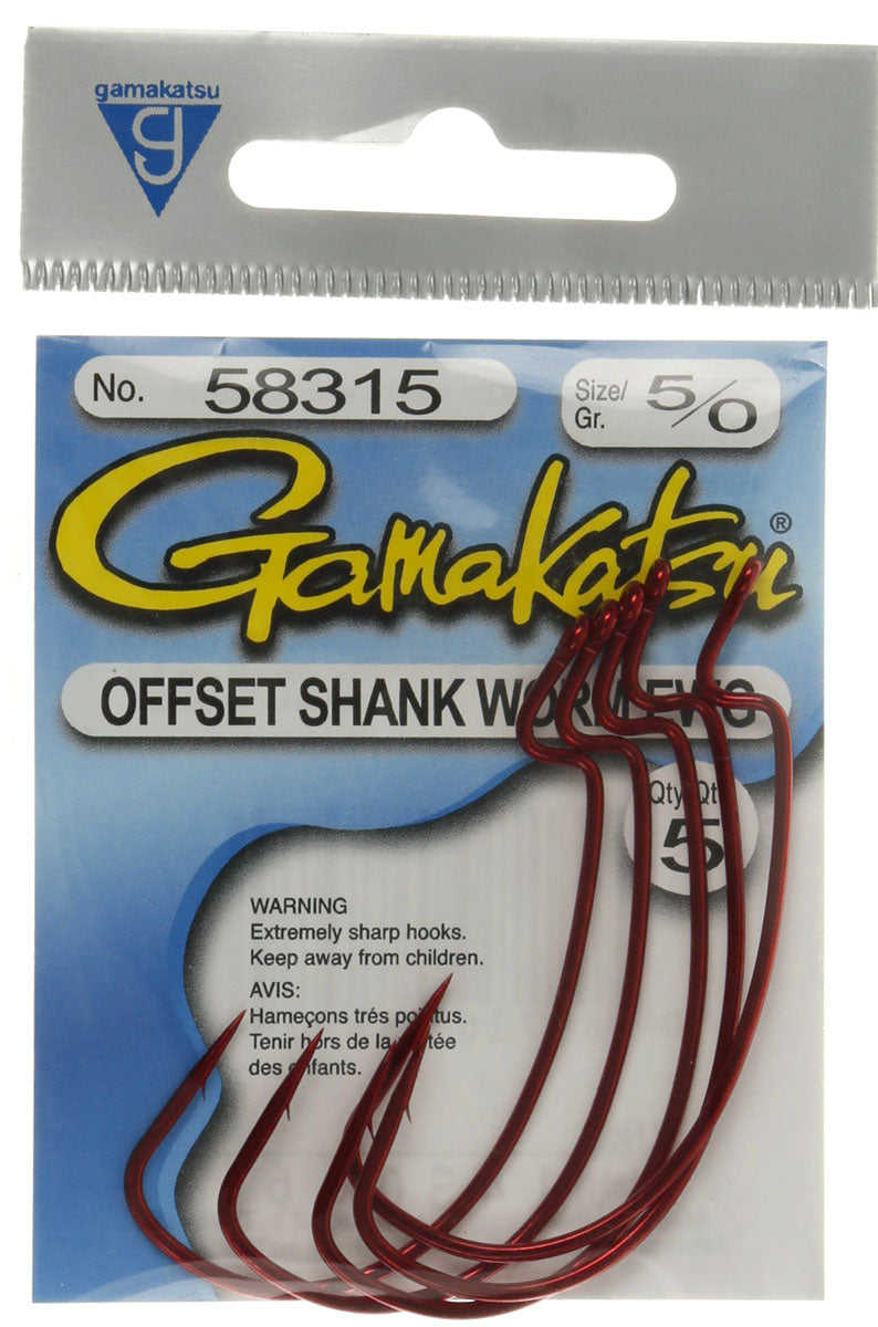 EWG Worm Hook - 6/PK