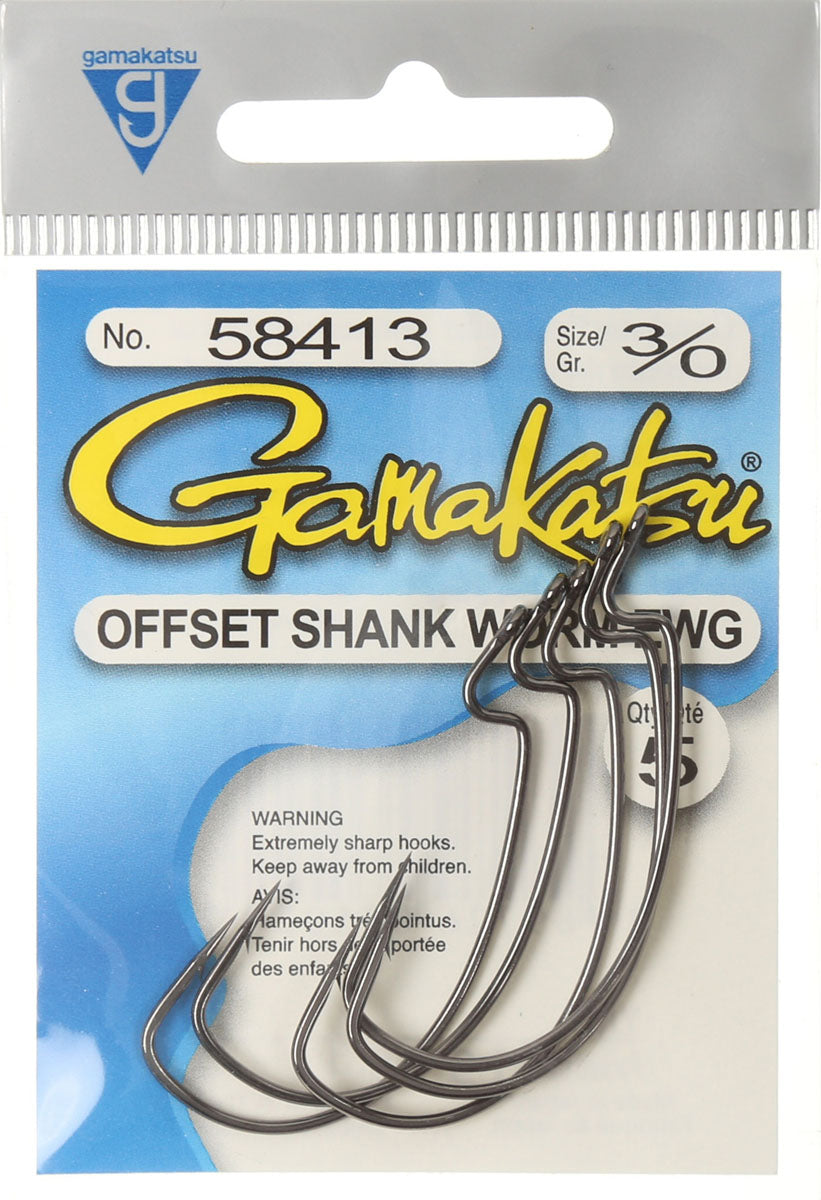 Offset Shank EWG Worm Hook - 6/PK