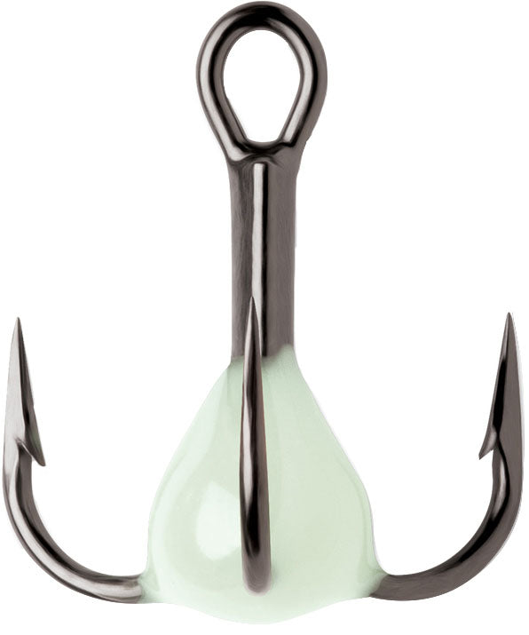 9650 #6 Round Bend Treble Hook - 2/PK