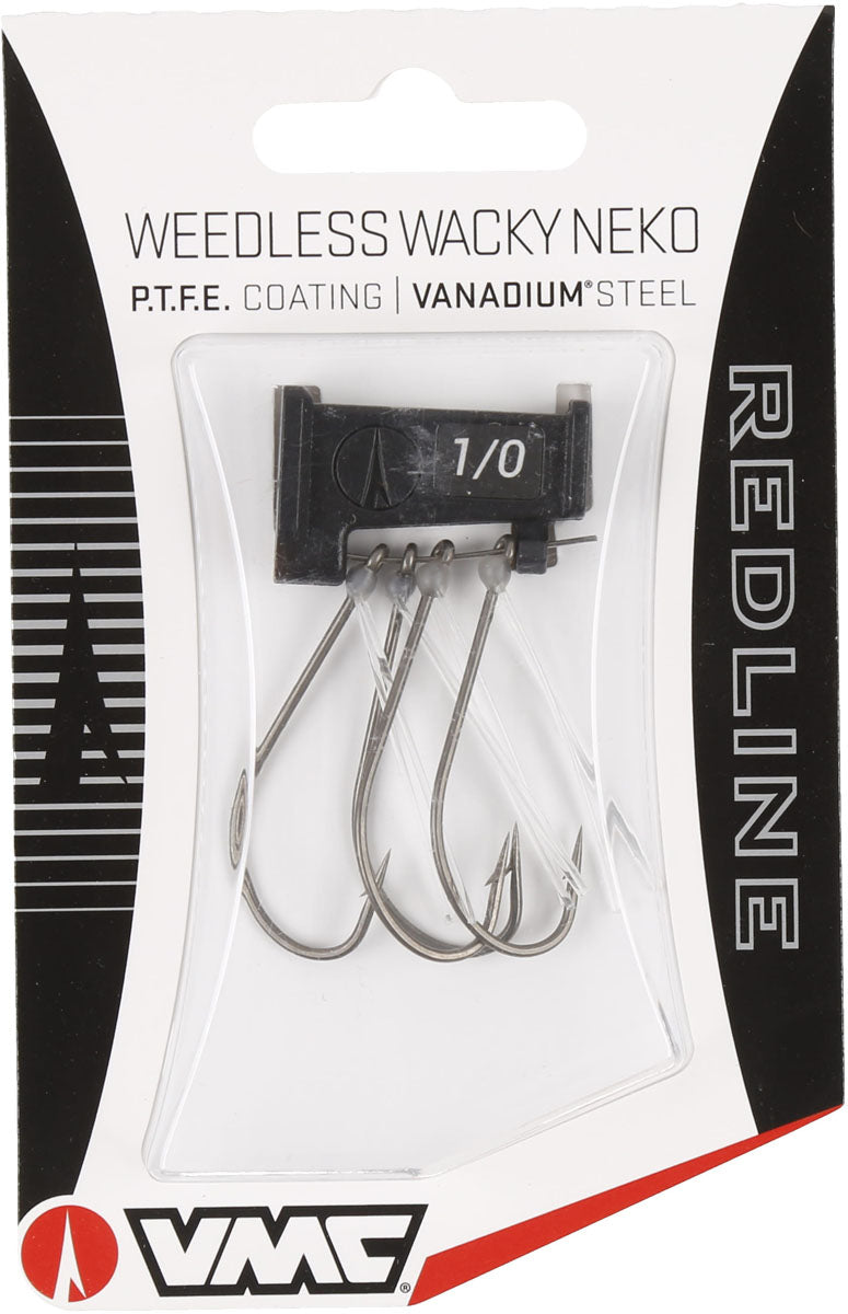 RedLine Series Weedless Wacky Neko Drop Shot Hook - 4/PK