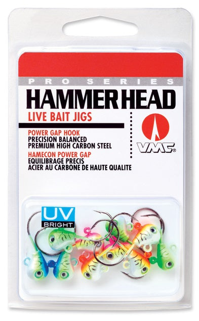 Hammer Head Jig Uv Kit 1/8 Assorted Jig Head