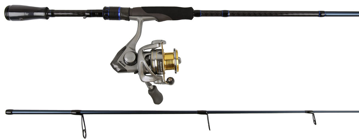 Trophy Seeker Spinning Rod and Reel Combo - 2 pcs