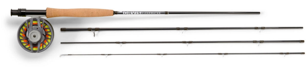Clearwater Fly Rod and Reel Combo - 4 pcs