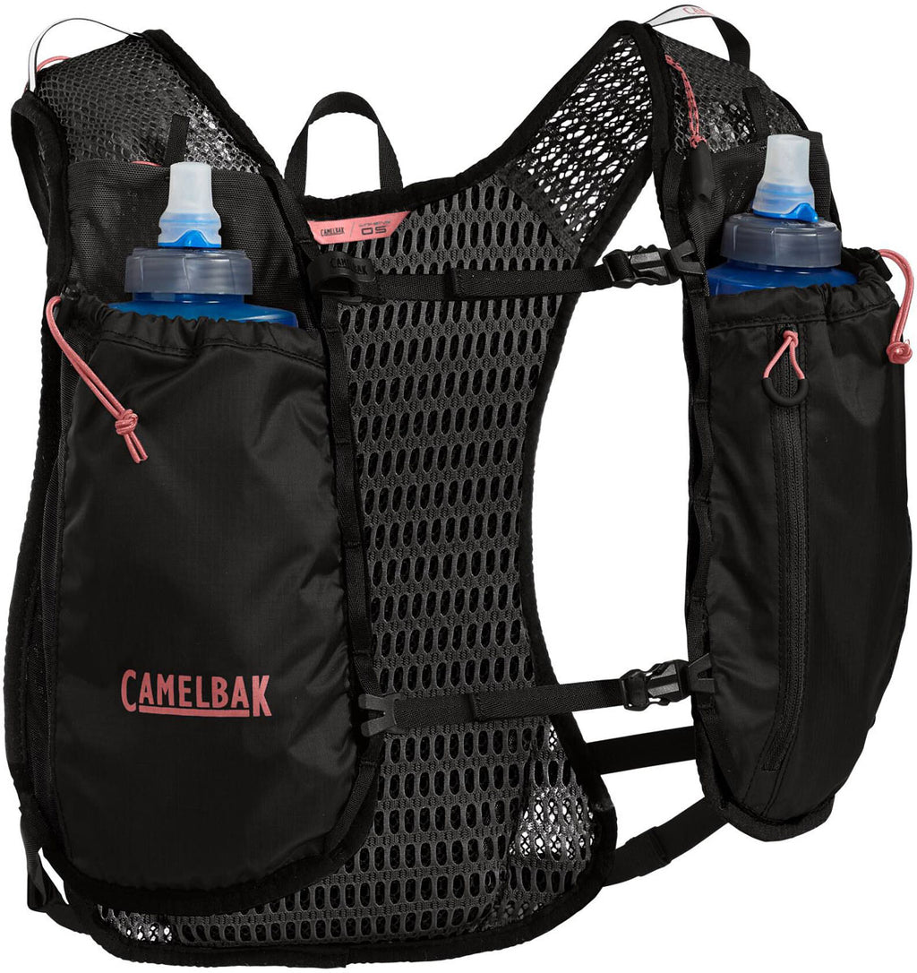 Trail Run Hydration Vest with Quick Stow Soft Flasks - Women's