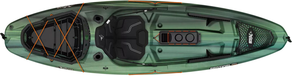Sentinel 100X Angler Fishing Kayak