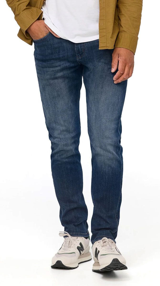 Performance Relaxed Taper Denim Pants - Men's