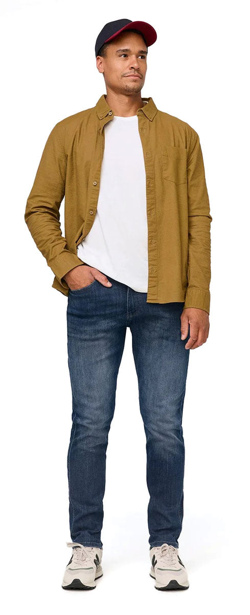 Performance Relaxed Taper Denim Pants - Men's