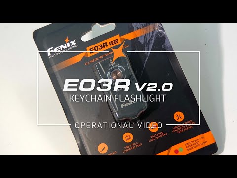 E03R V2.0 Keychain Flashlight