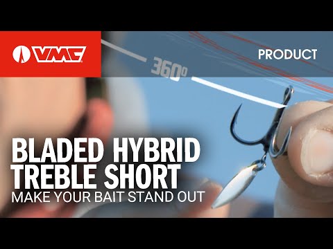 Bladed Hybrid Treble Hook - 2/PK