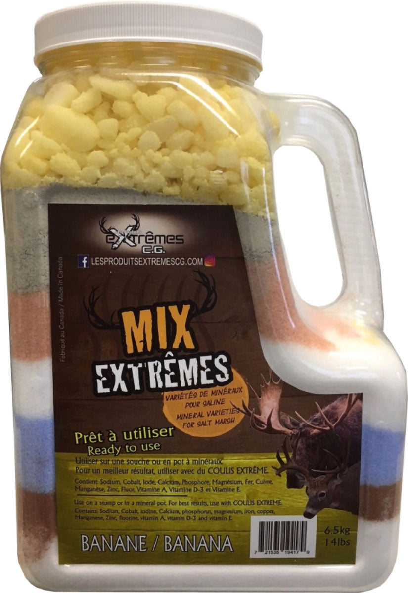 Mix Extrêmes Deer Minerals - Banana - 6.5 kg