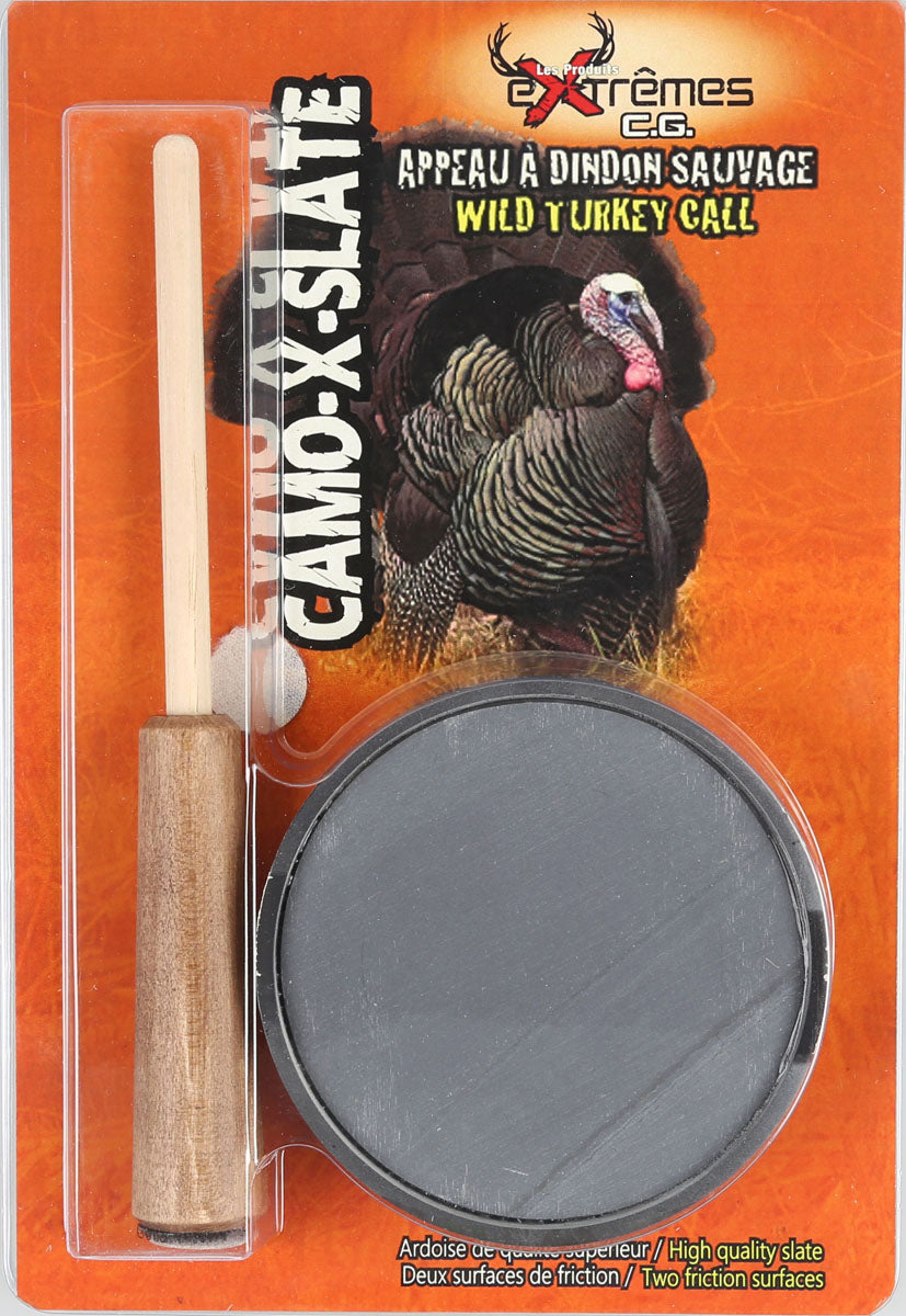 Camo-X-Slate Turkey Hunting Pot Call