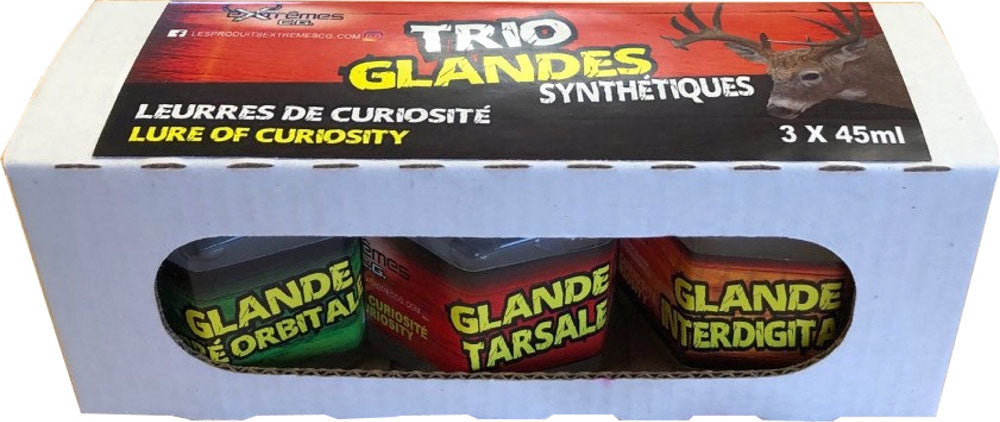 Synthetic Gland Deer Curiosity Lure - 3/PK