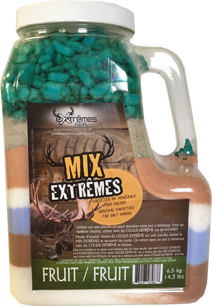 Mix Extrêmes Deer Minerals - Fruit - 6.5 kg