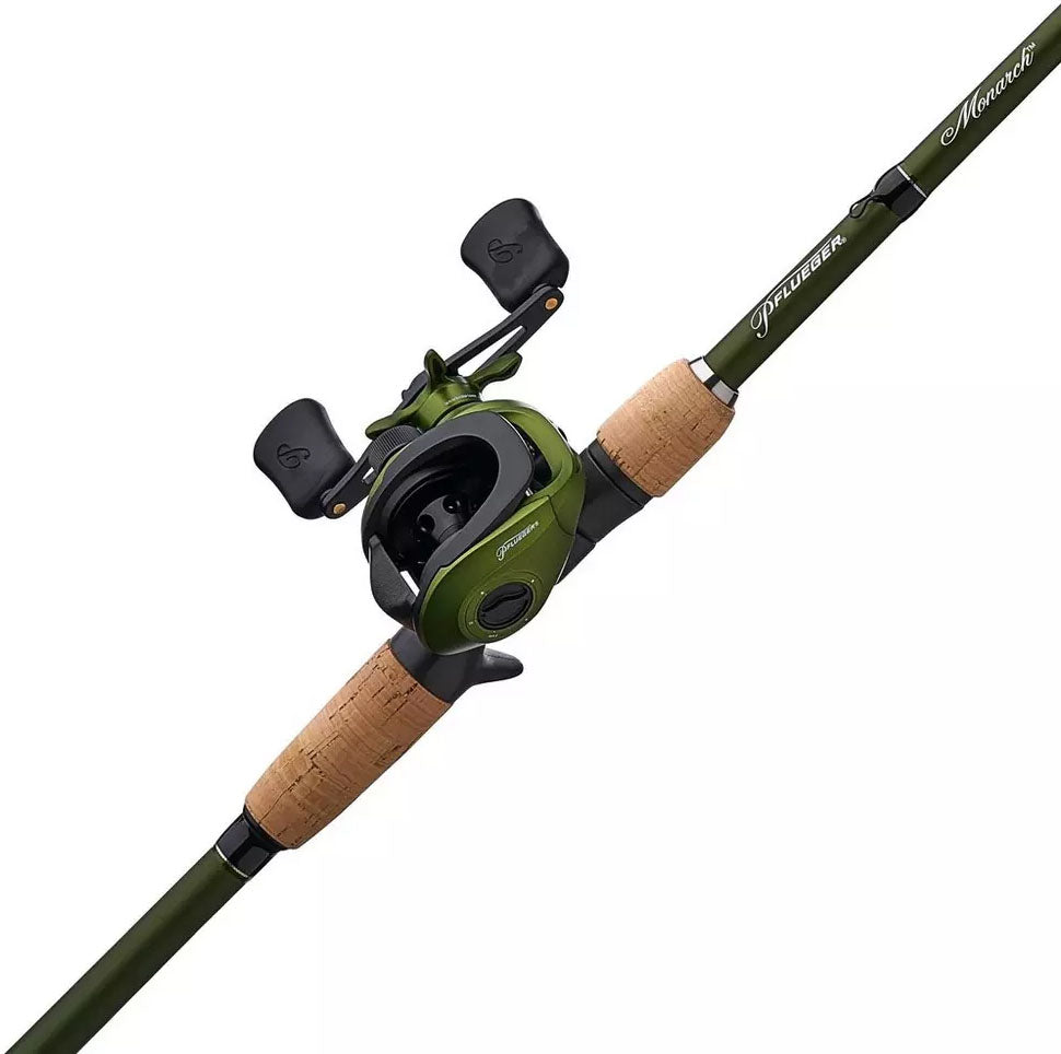 Monarch Baitcasting Rod and Left-Handed Reel Combo - 2 pcs