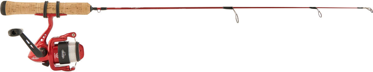 Cherrywood HD Ice Fishing Spinning Rod and Reel Combo 