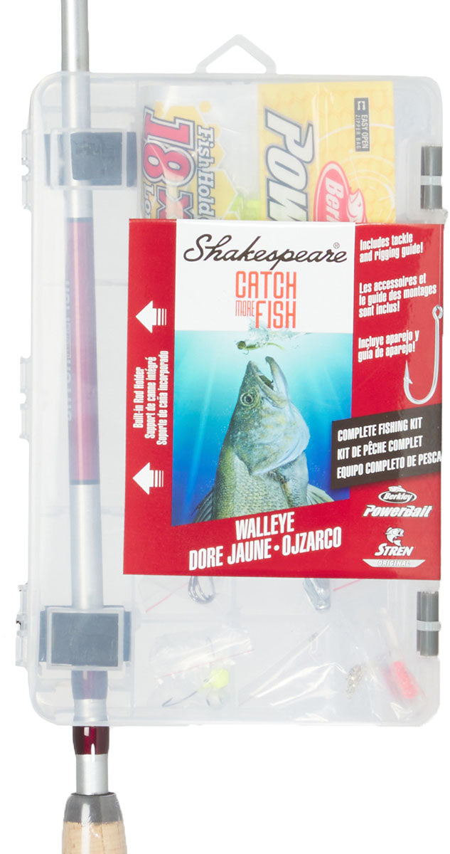 Catch More Fish Spinning Rod and Reel Combo - Walleye - 1 pc