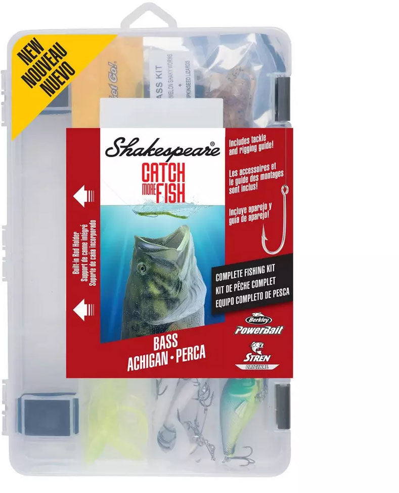 Catch More Fish Spinning Rod and Reel Combo - Bass - 1 pc