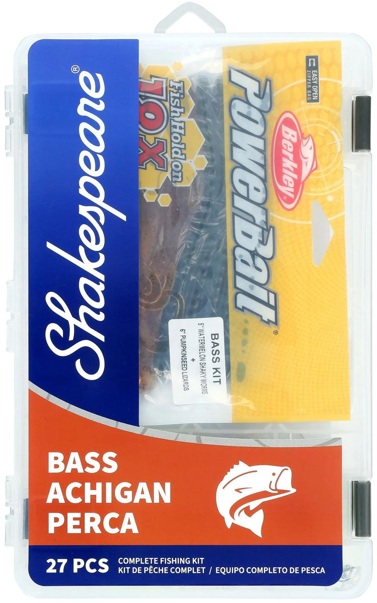 Catch More Fish Spinning Rod and Reel Combo - Bass - 2 pcs