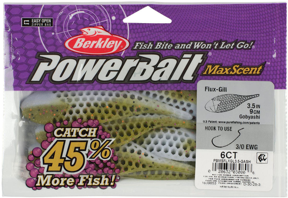 PowerBait MaxScent Flux-Gill Soft Bait - 3.5 in.