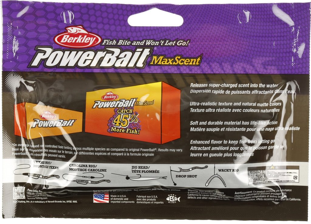 PowerBait MaxScent Soft Bait - 4 in