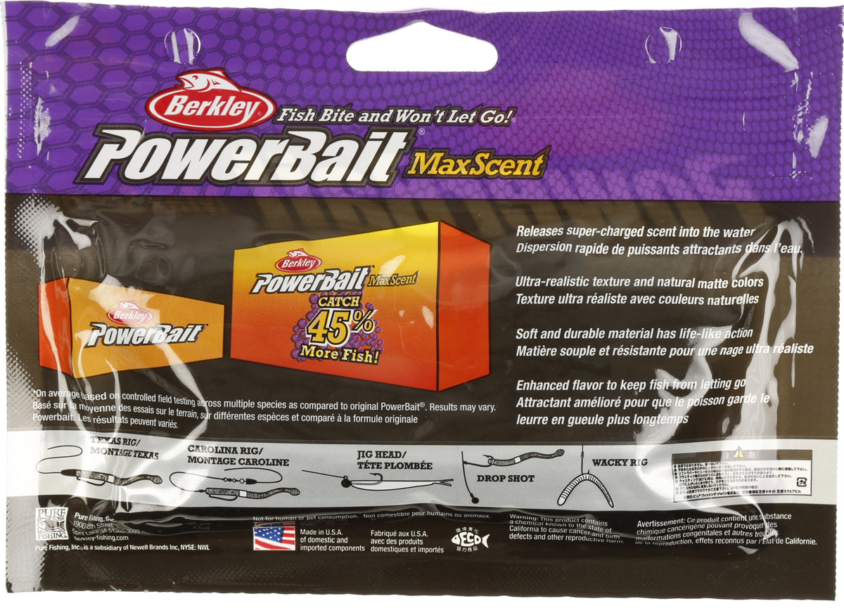 PowerBait MaxScent Soft Bait - 4 in