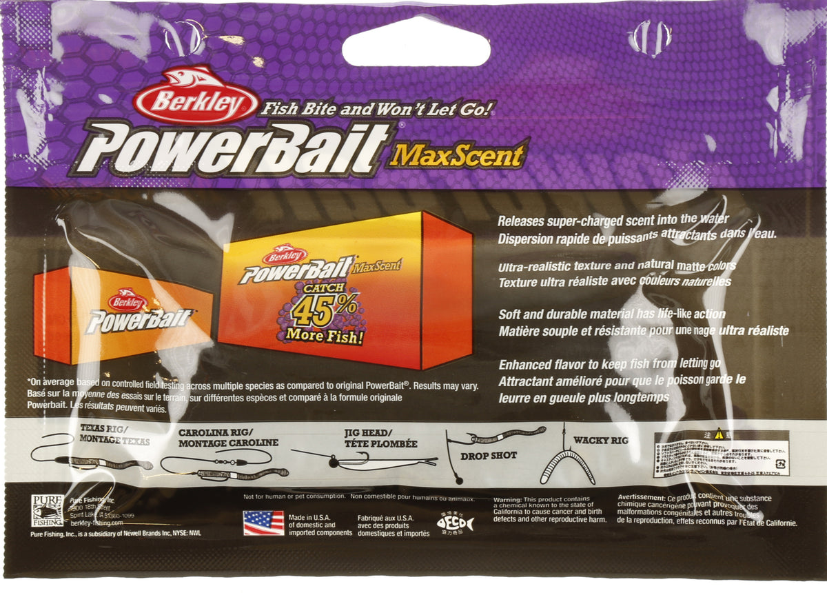 PowerBait MaxScent Soft Bait - 4 in