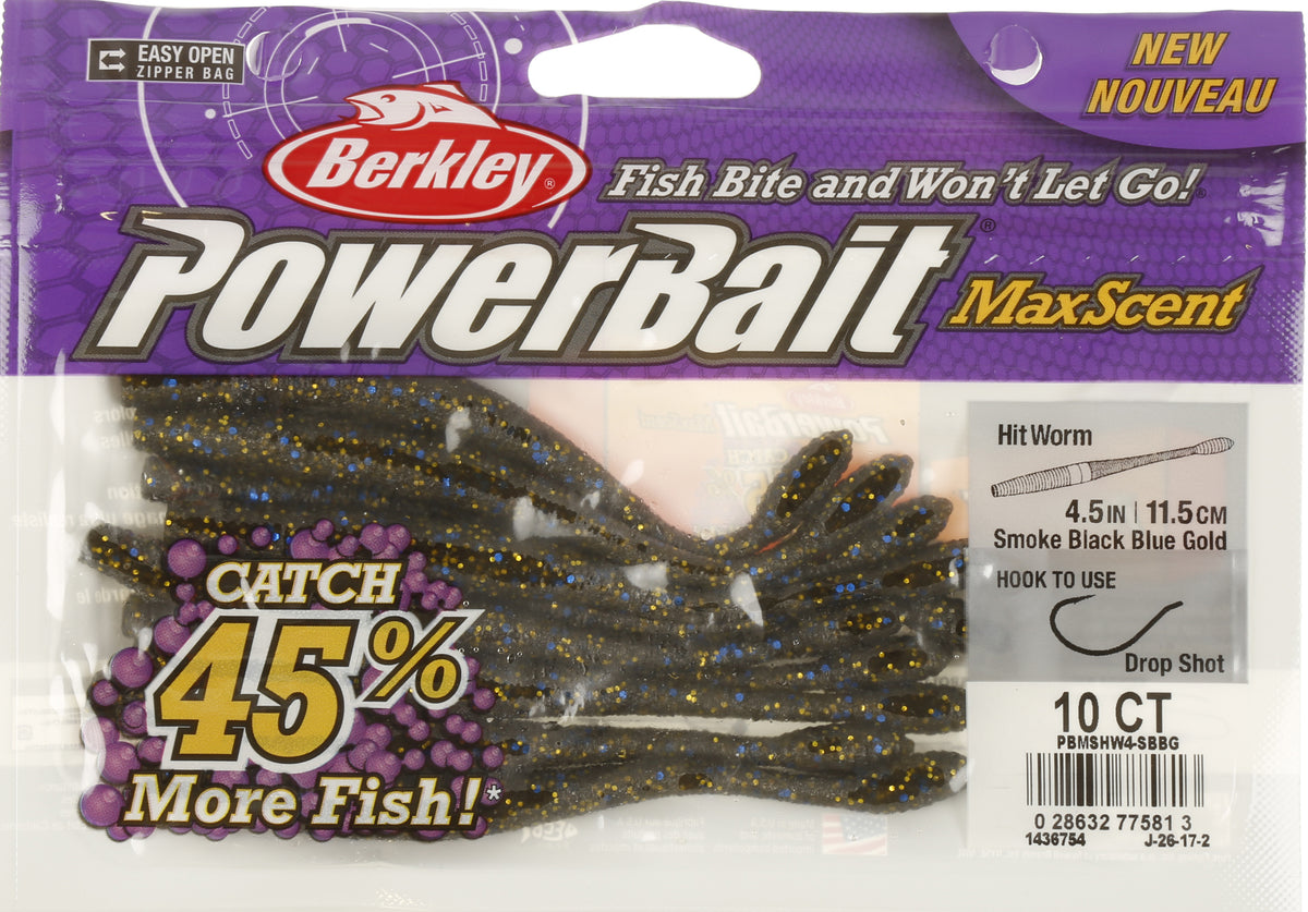 PowerBait MaxScent Soft Bait - 4 in