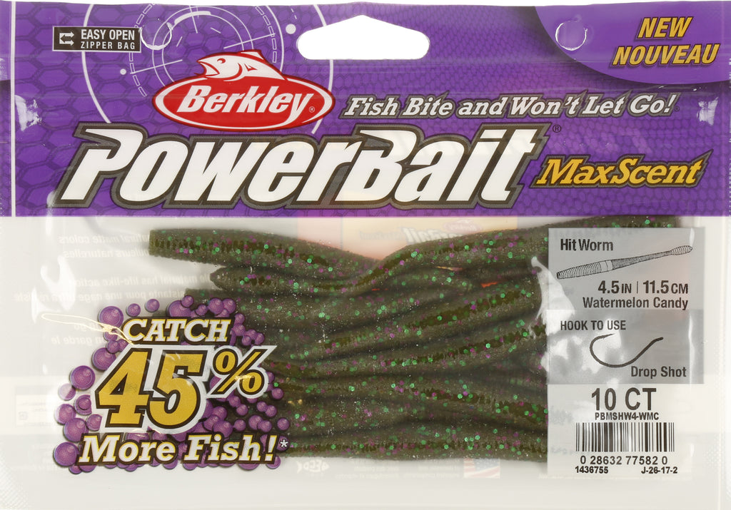 PowerBait MaxScent Soft Bait - 4 1/2 in