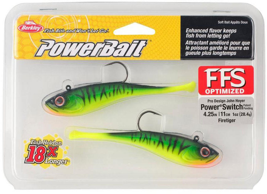 Powerbait Power Switch Rigged Soft Swimbait - 1 oz. - 2/PK