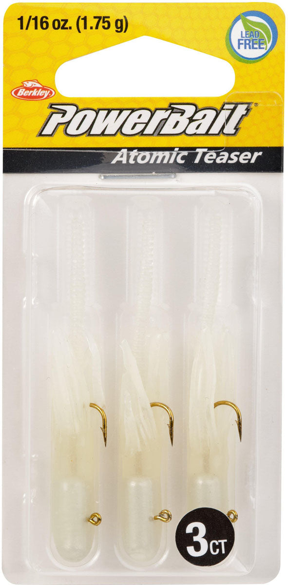 PowerBait Atomic Teaser Rigged Soft Swimbait - 1/16 oz. - 3/PK