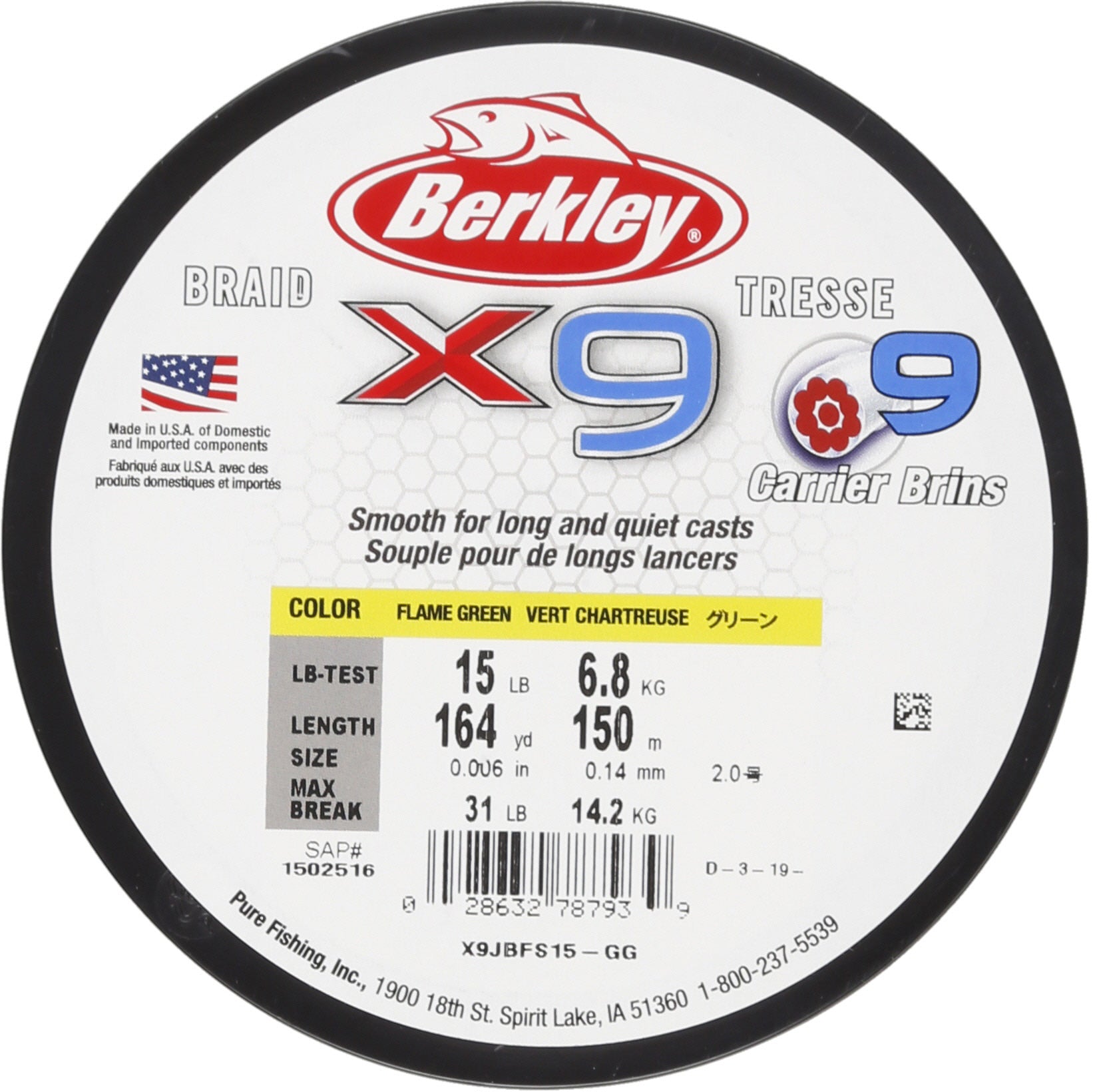X9 Braided Fishing Line