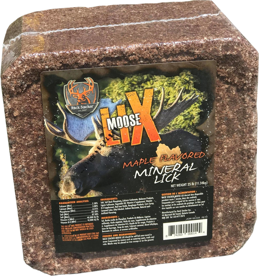 Lix Moose Minerals Block - Maple - 25 lb.
