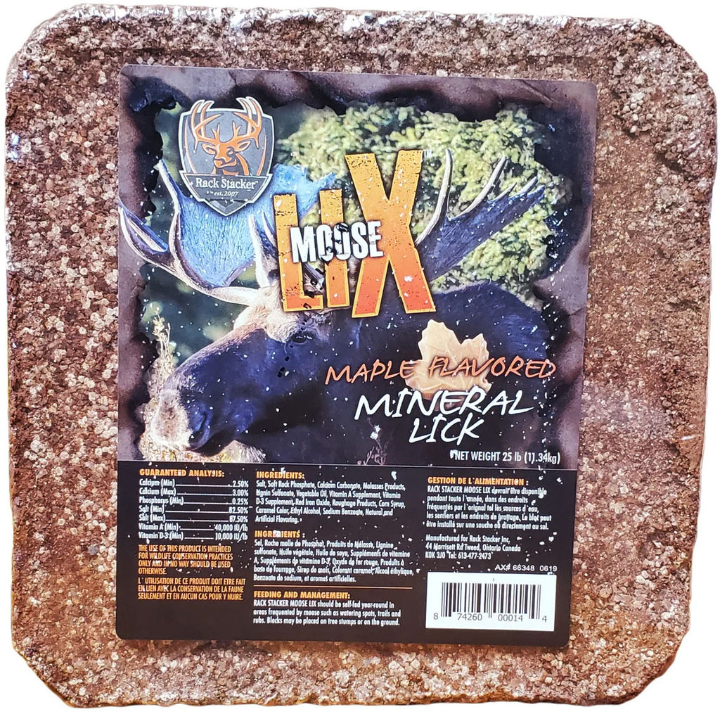 Lix Moose Minerals Block - Maple - 25 lb.